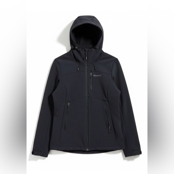 Marmot Jackets & Blazers - Marmot Black Softshell Jacket – Size Medium